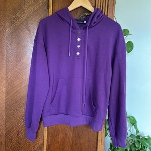 FREE W BUNDLE: Oversized purple hoodie sweater